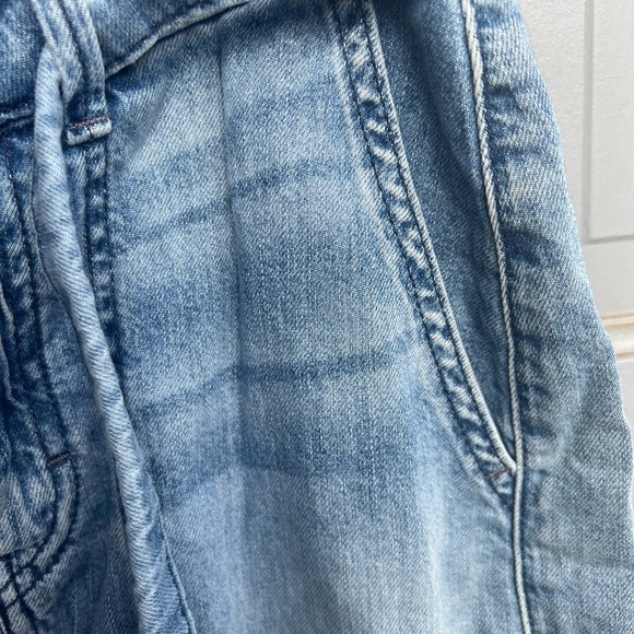 Free people light blue denim mini skirt size 0 - Picture 2 of 9